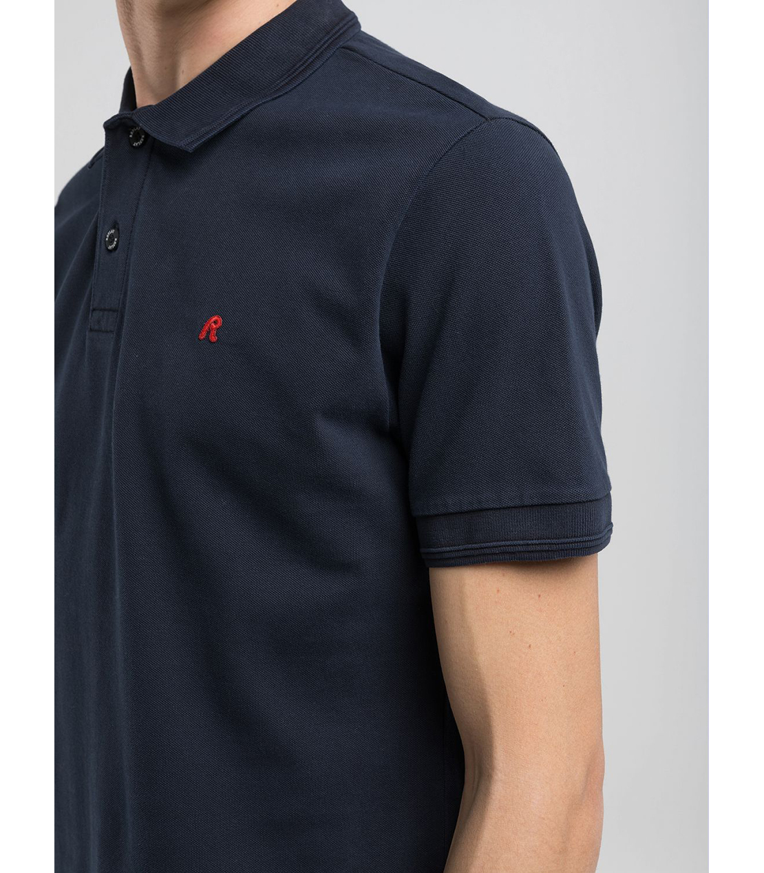 ガーメントダイ コットンピケ ポロシャツ 詳細画像 ダークネイビー 6